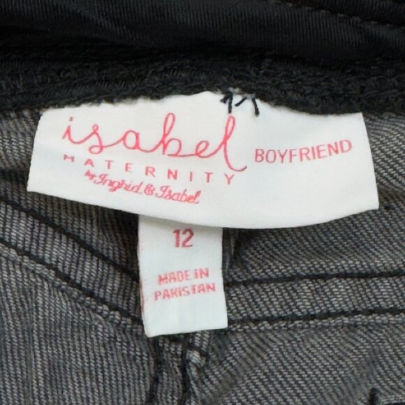 Isabel Maternity By Ingrid Isabel Womens Black Jeans Power Stretch Size 12 NWT - Picture 5 of 16